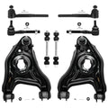 Detroit Axle - New 8-Piece Front Suspension Kit fits 2WD ONLY - (2) Front Lower Suspension Control Arms & Ball Joint, (2) Front