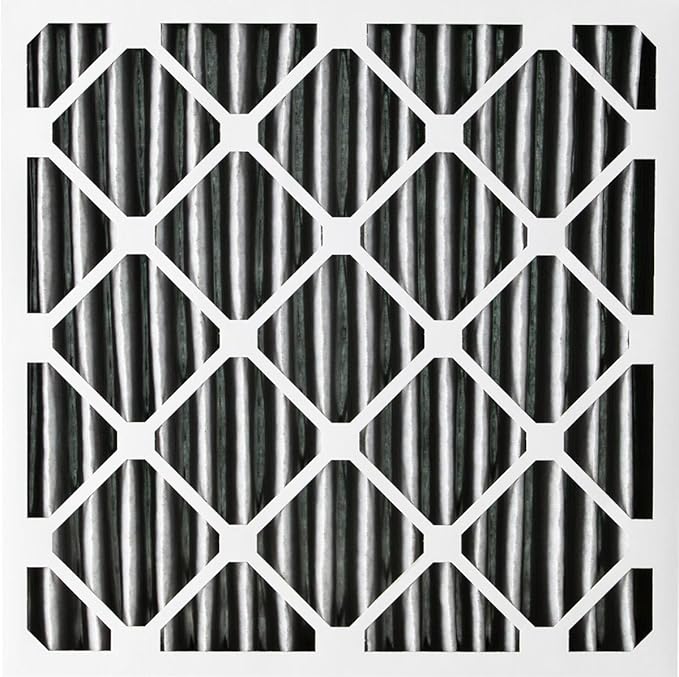 Nordic Pure 20x20x1 (Actual Size: 19 1/2 x 19 1/2 x 3/4) Furnace Air Filters MERV 10 Pleated Plus Carbon 24 Pack