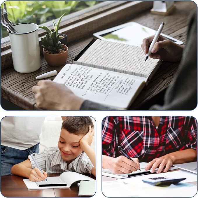 Legal Pads 6 Pack of Note Pads 6 x 9 Inch Notepad 21lb Thick Paper Legal Pad 30 Sheets Note Pad College Ruled Small Legal Pads 29 Lines Writing Pads for Writing, Sketching, and Note-Taking