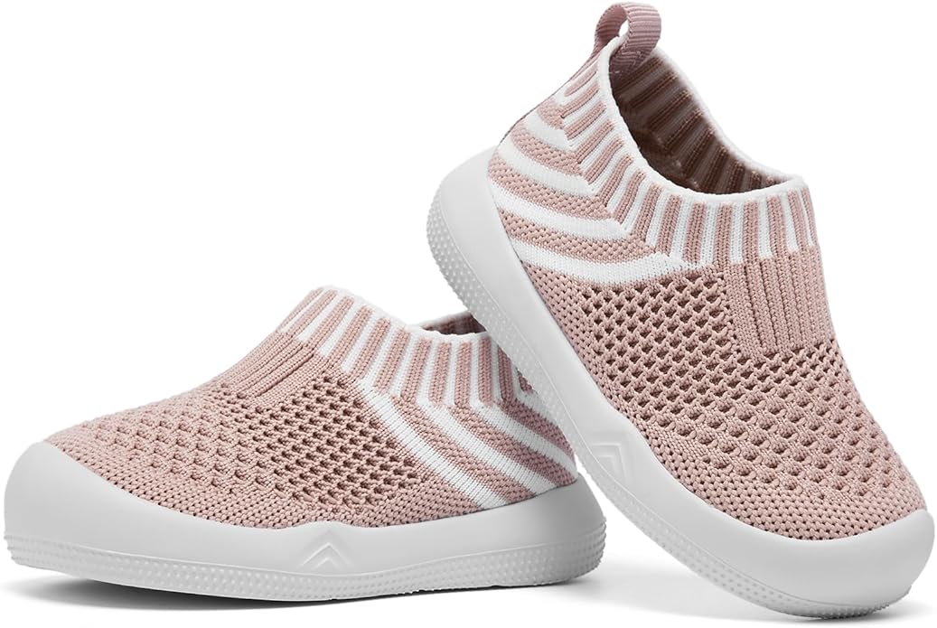 Engtoy Baby Shoes & Socks - Non-Slip Breathable Slippers with Soft Rubber Sole - Baby Boys & Girls Slip On Sneakers