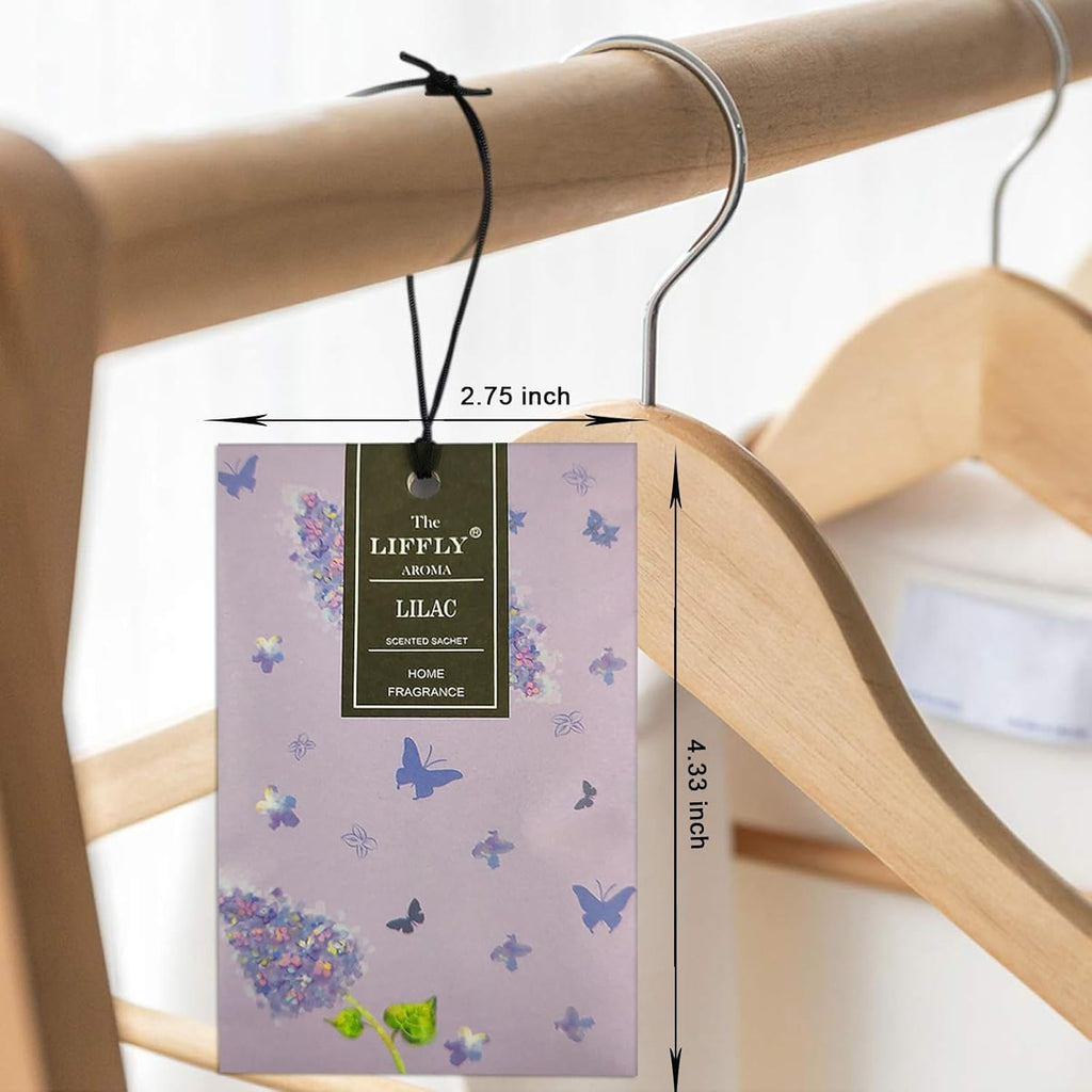 14 Packs Lilac Scented Sachets Bag for Drawers and Closets