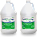 PureGreen24 Safe & Effective Disinfectant. Kills Deadly Germs including RSV COVID-19 Norovirus MRSA Staph 2025 flu Contains no toxic chemicals odorless child & pet safe 2 gallon bottles ready to use