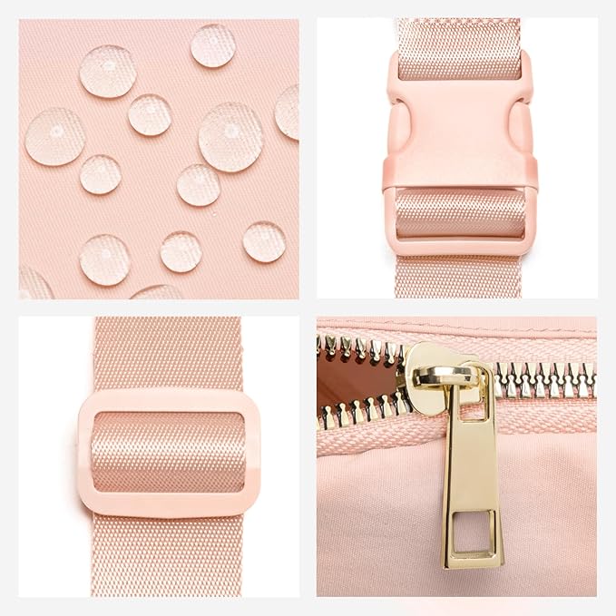 Gitus Gifts for 8 9 10 11 12 Year Old Girls Belt Bag Fanny Pack Crossbody Bags with Initial Letter Patch Cute Stuff Birthday Gifts for Teen Girls Women Personalized Trend Stuff (Coral Pink-X)