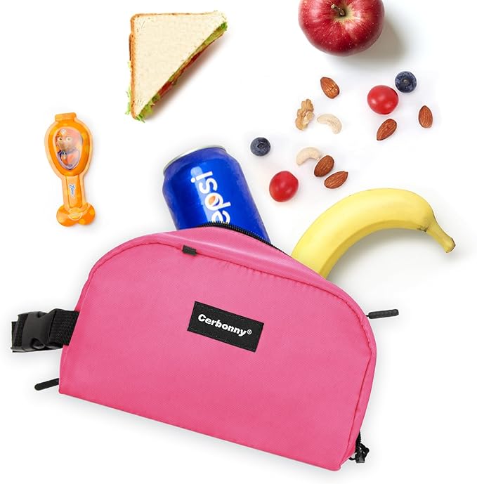 Cerbonny Small Cooler Bag Freezable Lunch Bag for Work School Travel, Leak-proof, Insulated, Suitable for 3+