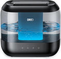 Dreo Top Fill 4L Humidifiers for Bedroom, 36H Runtime, 28 dB Quiet Cool Mist Supersized Air Humidifier for Large Room, Plants, Baby Nursery, Indoor, Night Light, Easy to Clean & Fill, Black