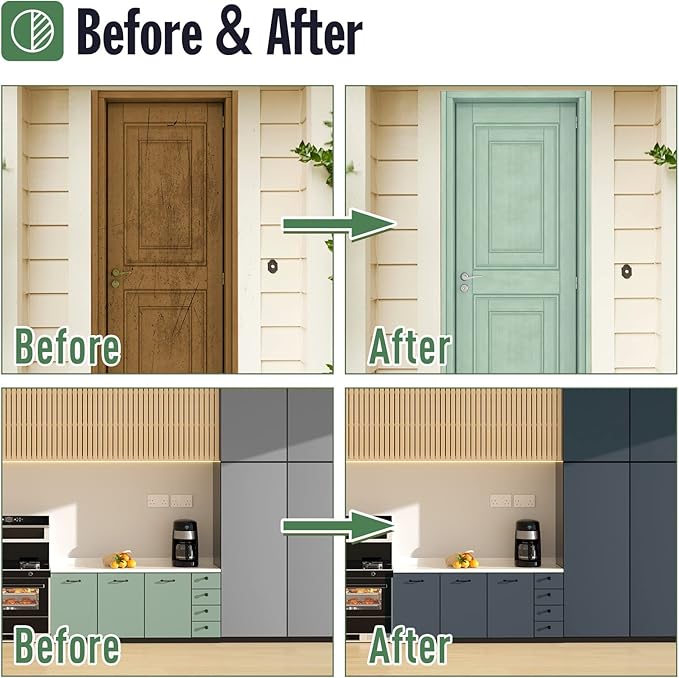 DWIL Matte Finish Furniture Paint - 5 Oz Wood Paint for Cabinets, Doors, Tables, and Dressers Refinishing - Water-Based, Non-Toxic & Odorless, Easy to Apply(Lemon Ice Cream Yellow)-Trial Pack