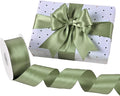 Spring Moss Satin Ribbon 1-1/2" X 50 Yards Solid Color Double Faced Ribbons Perfect for Crafts Wedding Decor Bow Making Arts Sewing and More