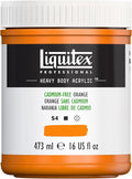 Liquitex Professional Heavy Body Acrylic Paint, 16-oz (473ml) Pot, Cadmium Free Orange