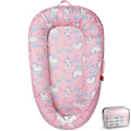 Baby Lounger - Breathable & Soft Baby Nest, Portable and Lightweight Tummy Time Lounger for Home and Travel, Ideal Newborn Babies Essentials Baby Shower Gifts