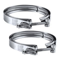 EVIL ENERGY V Band Clamp for Flange Kit Stainless Steel (2, 4.5)