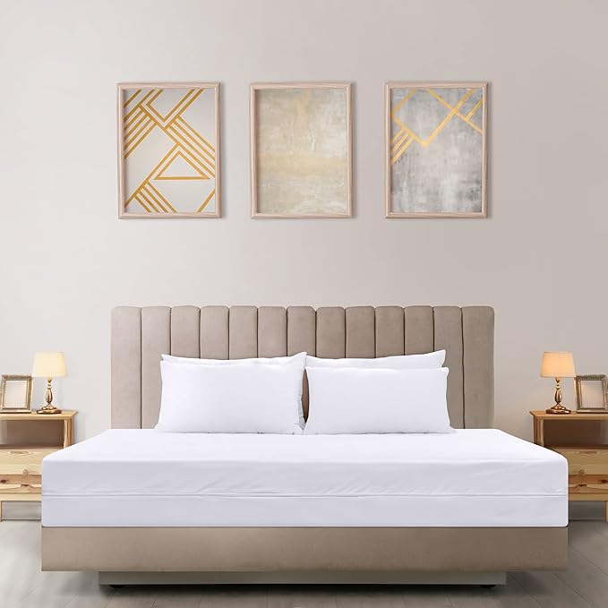Utopia Bedding Zippered Mattress Encasement Full XL Size (Pack of 10), 100% Waterproof, Dust Mite and Bed Bug Proof Mattress Protector, Absorbent 6-Sided Mattress Cover