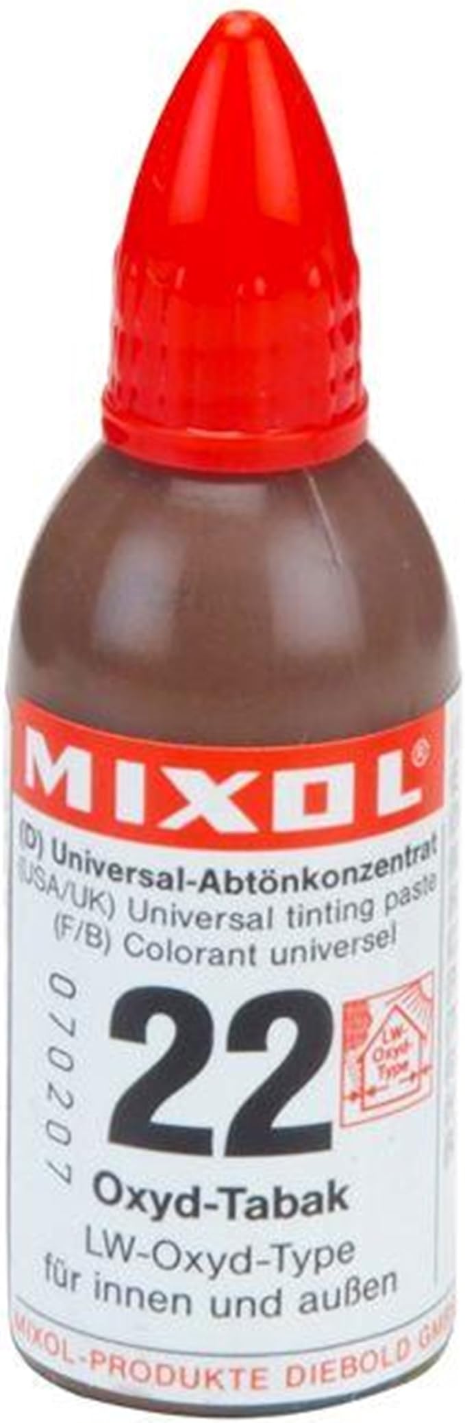 Mixol Universal Tints, Oxide Tobacco, #22, 20 Ml