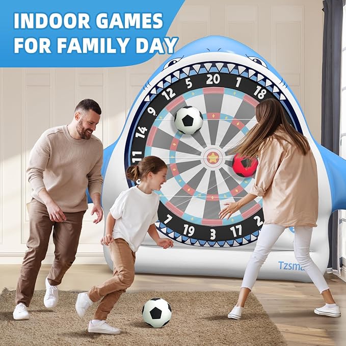 Inflatable Game Outdoor Giant Dartboard for Soccer Large Carnival Games Giant Outdoor Game-Fun Sports Games for Kids Adults, Backyard, Garden, Party, Summer Outdoor Play