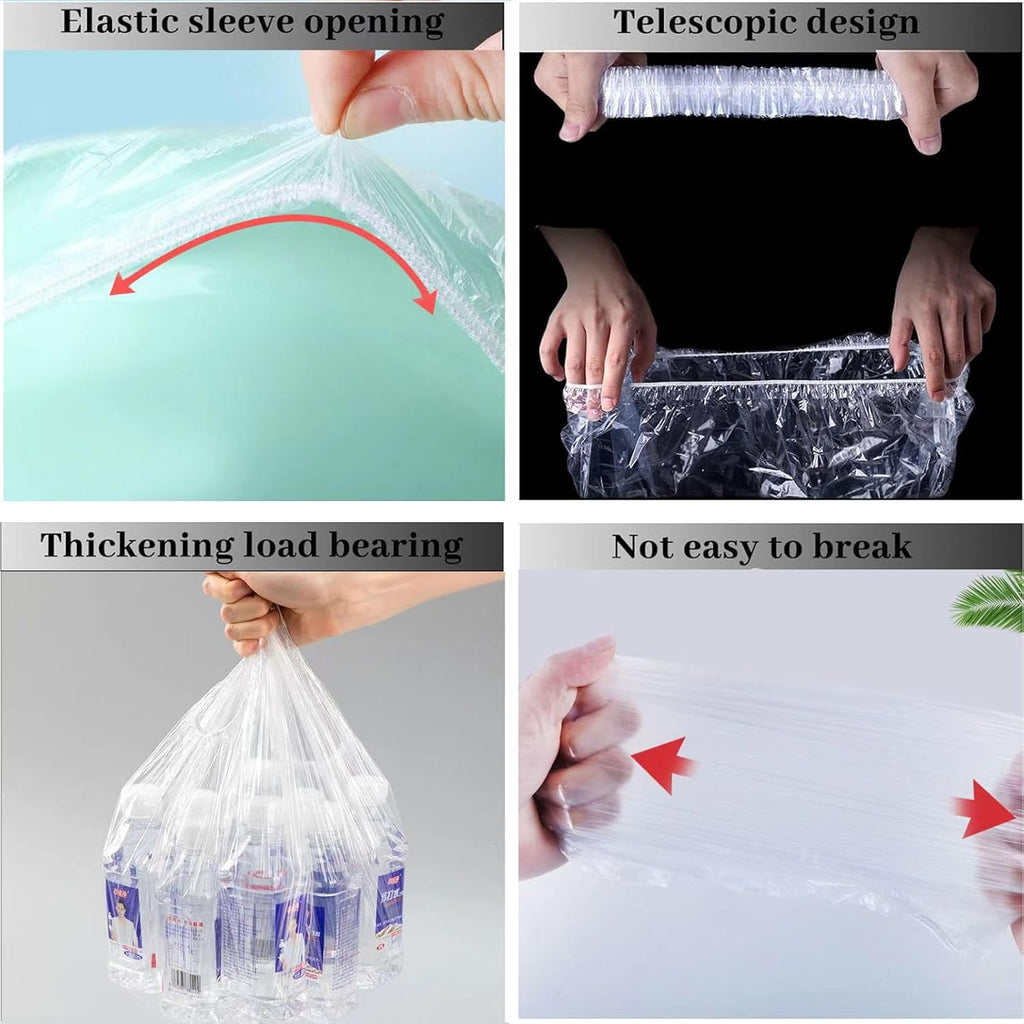 Potty Chair Liners with Elastic, Portable Potty Training Bags, Potty Refill Liners Disposable for Toddlers Kids and Baby,Toilet Seat Cover,17x8Inches,Clear 400pieces