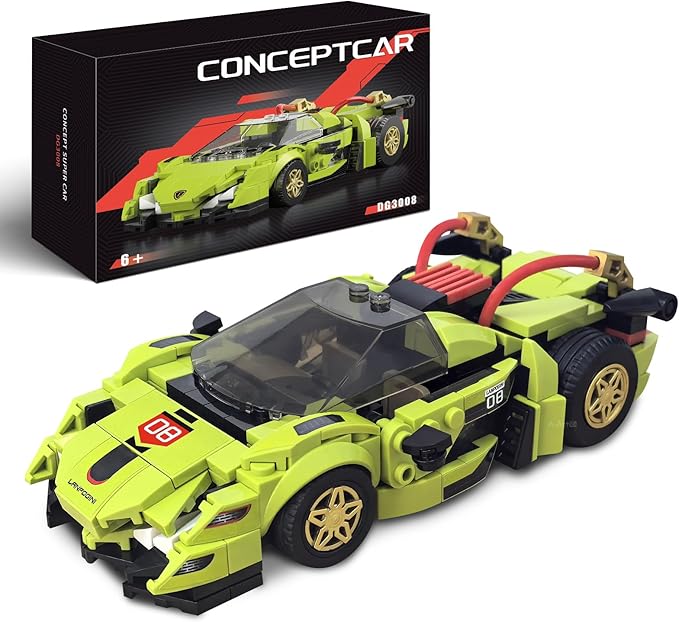 Technic Race Cars Building Blocks Set – STEM Sports Car Model Kit for Kids 8+, Suitable for Creative Play & Display Collection Ideal Gift for Birthdays & Holidays（355PCS）