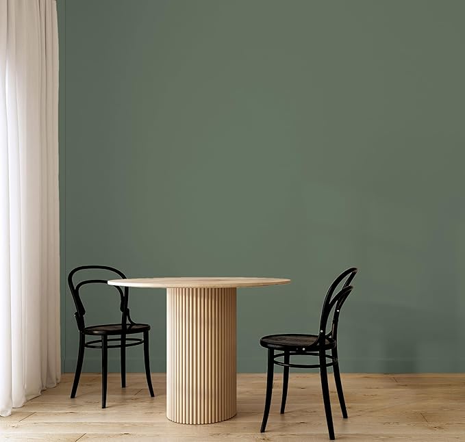 EVOLVE Paint & Primer: Environment-friendly, Eggshell with One-coat Coverage for Interior & Exterior surfaces (Ivy Green, 1-Gallon)