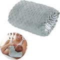 MABOZOO Arm Pillow for Feeding Baby,Flower Print Cozy Cradle Arm Pillow Soft Cotton Bottle Feeding Pillows for Newborn,Double-Sided Available