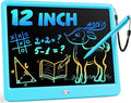 Bravokids 12 Inch LCD Writing Tablet for 3 Year Olds - Electronic Drawing Pad and Doodle Board as Educational Birthday Gifts for Girls and Boys (Blue)
