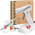 Mini hot glue gun Kit with 30 Glue Sticks, Hot Melt, High Temp for School Crafts DIY Arts and Quick Home Repairs (Orange Glue Gun)