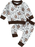 0-4T Toddler Boy Girl Halloween Outfit Fall Clothes Ghost Long Sleeve Sweatshirt Top Pants Baby Halloween Clothes