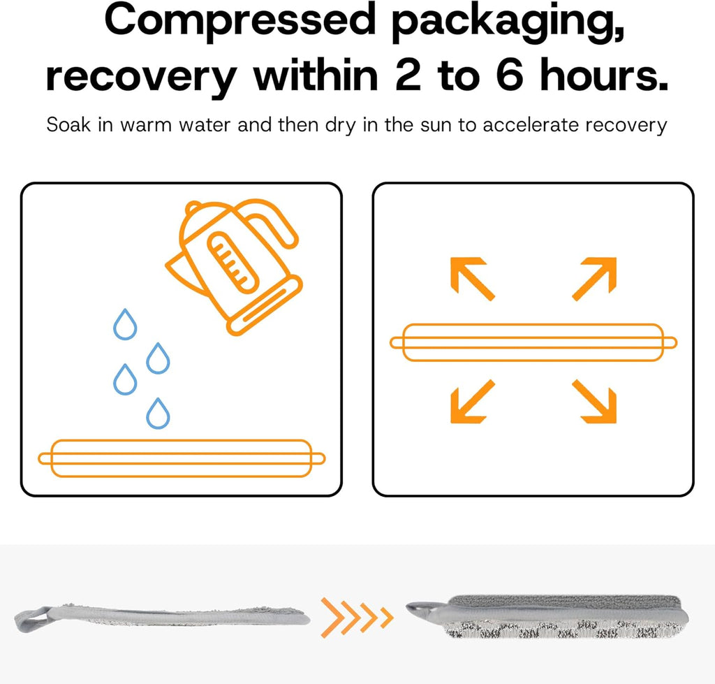 Multi-Purpose Scrub Kitchen Sponges – 12 Pack Dish Sponge, Dual-Sided Non-Scratch Microfiber & Metal Scrubber, Reusable Heavy Duty Sponges for Dishes, Pots, Glass, Sink, Stovetop & Bathroom