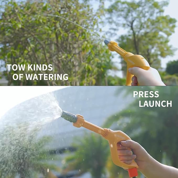 YEIBOBO ! Kids Water Pressure Washer Tools and Toys,Car Washer with Scraper Sponge Towel,Toddler Pretend Playing Tools Car Wash Gun Manual Pressure,Role Playing Toy Water Gun Gift for Boys Girls…