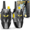 Bat Walkie Talkies for Kids with Flashing Eye Lights, Stealth Spaceship & Winged Dart Design, 2 Pack 2 Way Radio 3-12 Year Old Boy Toys, Outdoor Hiking Toys for Kid 3-5 4-6 6-8 8-10 Boys Birthday Gift