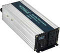 WZRELB 1200W Pure Sine Wave Inverter 36V DC to 110V 120V AC Power Converter with LED Display, Off-Grid Portable Power Inverter with 2 AC Outlets for Home, RV, Truck, Camping