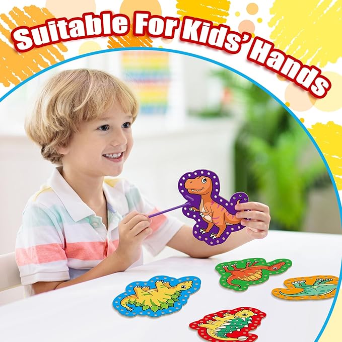 Quilinz Lacing Cards,Sewing Kit for Kids,Fine Motor Toys,Shoe Tying Practice,Classroom Must Haves,Manipulatives for Preschoolers,Homeschool Supplies,Preschool Learning Activities,Toddler Crafts