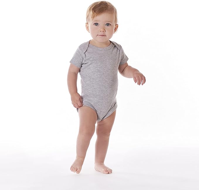 Gerber baby-boys 5 Pack Onesies Multi-packs Bundle Interlock 180 Gsm