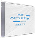 ZCHENBS® – Mattress Bags for Moving and Storage,Mattress Bag with Zippers,5 Mil Ultra-Thick Bed Bag,Waterproof,Anti-Tear,Heavy-Duty Mattress bag (Transaparent/Blue, Crib-(1 Pack))