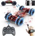 Remote Control Gesture Sensor Toy Cars Drift Twist Car 360° Rotate Off-Road Vehicle with Light Music for 6 7 8 9 10 11 12 Years Old Kids Birthday Xmas Gift