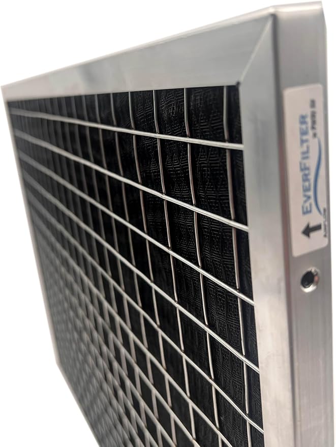 10x10x1 Electro-static Air Filter (1-Ct) AC Furnace Filter, Reusable & Washable 4-Stage Electrostatic Filter for Residential and Commerical HVAC (Actual Size: 9.75 x 9.75 x 0.75 Inches)