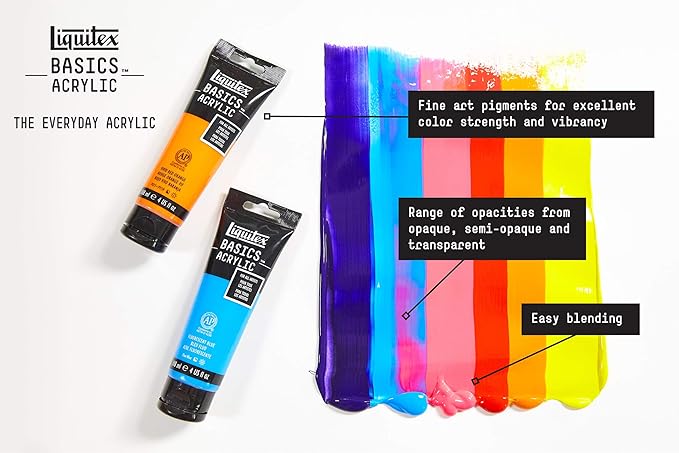 Liquitex BASICS Acrylic Paint, 118ml (4-oz) Tube, Parchment