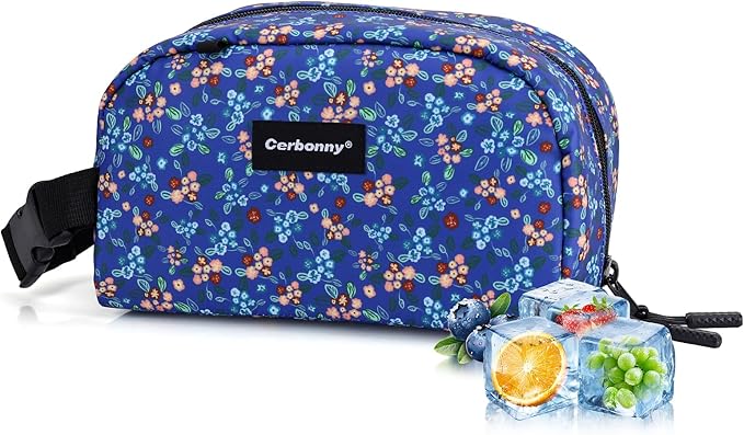 Small Cooler Bag Freezable Lunch Bag for Work School Travel,Leak-proof Small Lunch Bag,Small Insulated Bag For Kids/Adults,Freezer Lunch Bags,Freezable Snack Bag,Mini Lunch Bag Fit For Yogurt