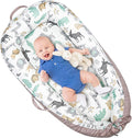 Baby Lounger Cover for Newborns, 100% Cotton Soft Portable Baby Nest Lounger Cover, Breathable Infant Lounger Replacement Cover, Lounger Pillow Cover Fit for Snuggle Me, Cover Only(Animal Pattern)
