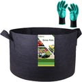150 Gallon Large Raised Garden Bed Bag (44x24 inch) Big Garden Bag Sturdy Plant Grow Bag for Potato,Tomato Planter,Herb Veggies Planter Bag,Flower Bed,Yard Waste Bag,Lawn Debris Bag,Leaf Bag W/ Gloves