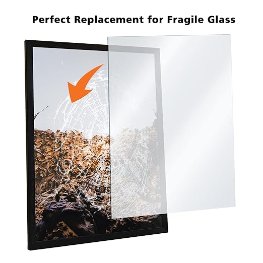 Egofine Plexiglass Sheets Acrylic Sheets 4 Pack of 4x6’’ 0.04 Thick Clear Plastic Cast Transparent Plexi Glass for Crafting Projects, Replacement Picture Frame Glass, DIY Display, Easy to Cut