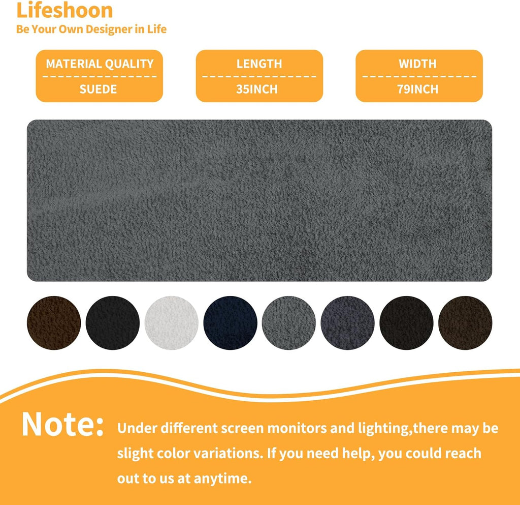 Fabric Repair Patches, 35X79 Inch Self-Adhesive Suede Patches Tape Durable, DIY Large Fabric Repair for Sofa, Couches, Furniture, Chair, Clothing （35X79 Inch, Coffee）