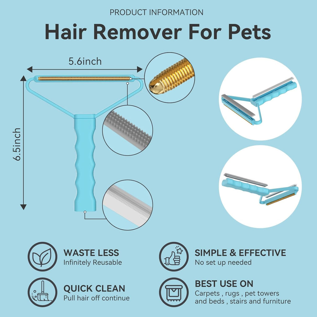 Carpet Rake,Lint Remover,Carpet Rake for Pet Hair Removal,Lint Brush,Lint Shaver for Carpets, Car Mat,Couch,Pet Bed,Furniture & Rug(3-Pack)