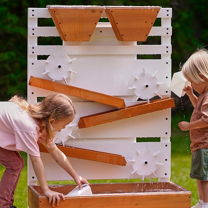 Avenlur Wooden Water Table for Kids 3 and Up - Large Water Play Table for Indoor/Outdoor Fun