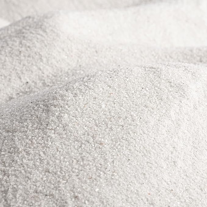 Sandtastik Sparkling White Play Sand, 200 lb (90 kg) - Fill Sandboxes, Sand Trays, Sensory Tables, Water Tables! Scoop, Mold & Pour This Premium Non-Toxic Sand