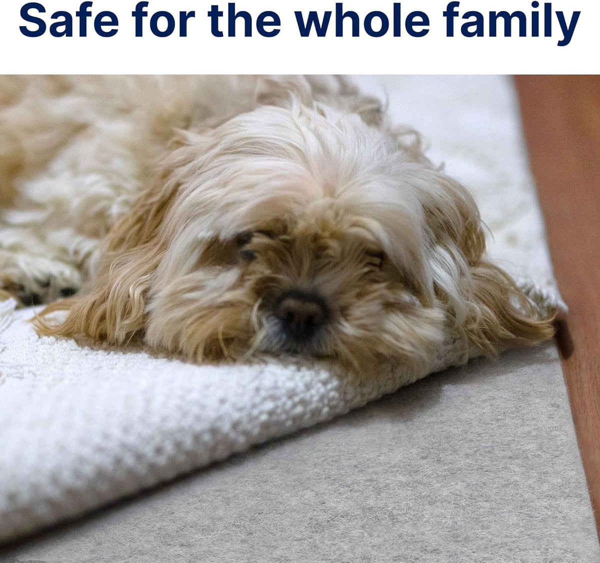 RUGPADUSA - Eco-Plush - 10'x12' - 1/2" Thick - 100% Felt - Luxurious Cushioned Rug Pad - Available in 3 Thicknesses, Many Custom Sizes