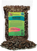Premium Monstera Soil Mix by Gardenera - Perfect Drainage and Moisture Retention for Swiss Cheese Plant (2 Quart)