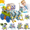 SMILESSKIDDO STEM Toys for Kids 8-13 Years Old, 36-in-1 Robotics Kit with Solar Power & Sensors, 434 Pieces Learning & Education Science Kits, Birthday Gift Idea for Boys and Girls