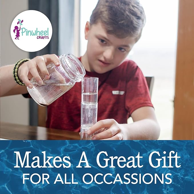 Water Filter DIY Kit for Kids - STEM Water Purification Kit with Pebbles, Sand, Filter Chamber & Paper, Educational Science and Arts Experiments for Ages 9-12