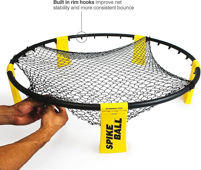 Spikeball 3 Ball Original Roundnet Game Set - Includes 3 Balls, net and Bag