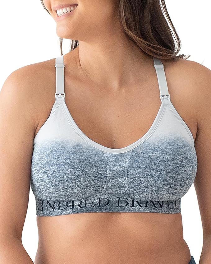 Kindred Bravely Sublime Nursing Sports Bras for Breastfeeding, Soft & Stretchy Maternity Bra