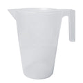 SP Bel-Art Tall Form 3000 ml Polypropylene Graduated Pitcher, 10ml, Chemical-Resistant Measure Pitcher, Heat-Resistant to 121°C, Durable Shatterproof Design for Lab, Kitchen, and Industrial Use