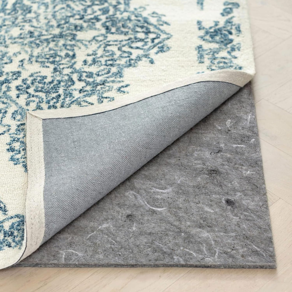 RUGPADUSA - Dual Surface - 6'x8' - 1/8" Thick - Felt + Rubber - Non-Slip Backing Rug Pad - Adds Low-Profile Comfort and Protection